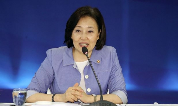 ▲ 박영선 중기부 장관이 여성 중소기업의 지원을 약속했다.