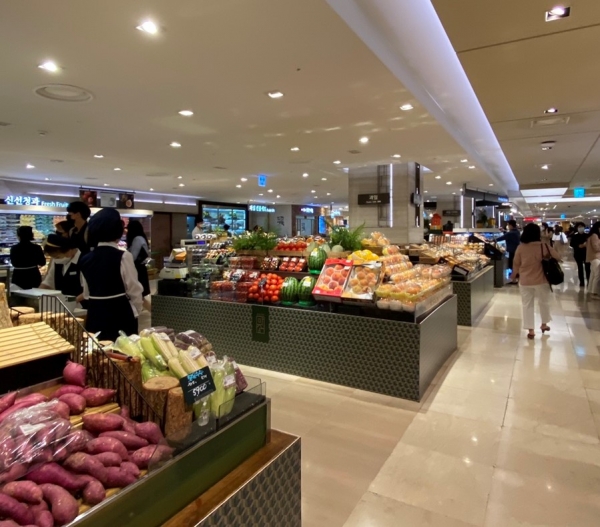 서울 중구 소공동 롯데백화점 본점 지하 식품매장 자료 사진 (출처=네이버블로그)